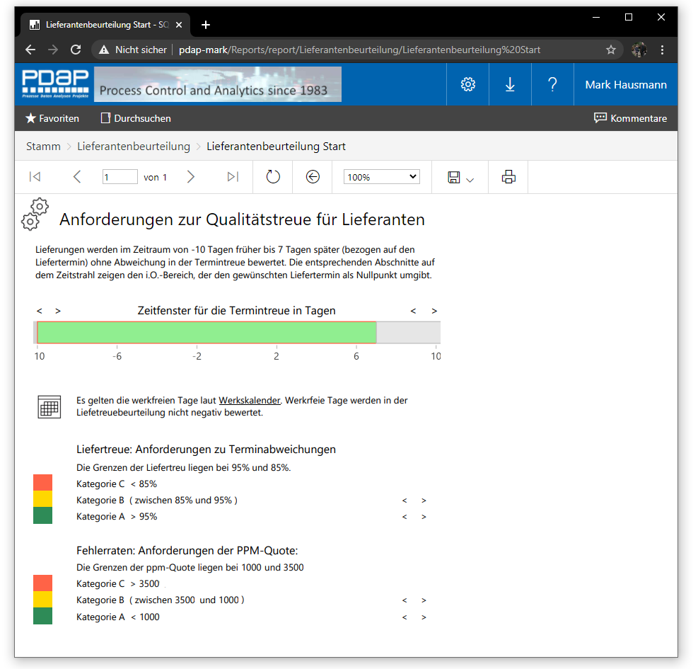 Anforderungen an die Qualitätstreue bei Lieferanten