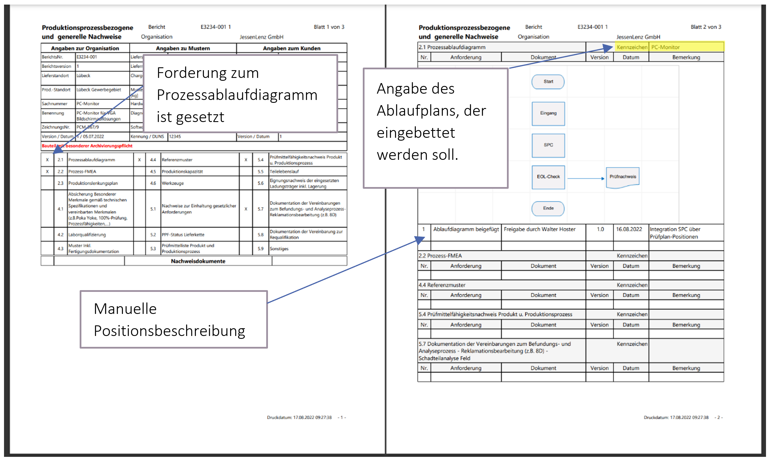 EMPB Prozessbezogene Nachweise