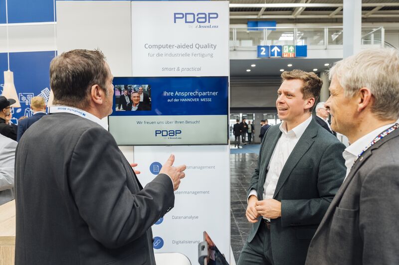 PDAPH25 PDAP war auf der Hannover Messe 2025 in Halle 17, Stand B39 vertreten.